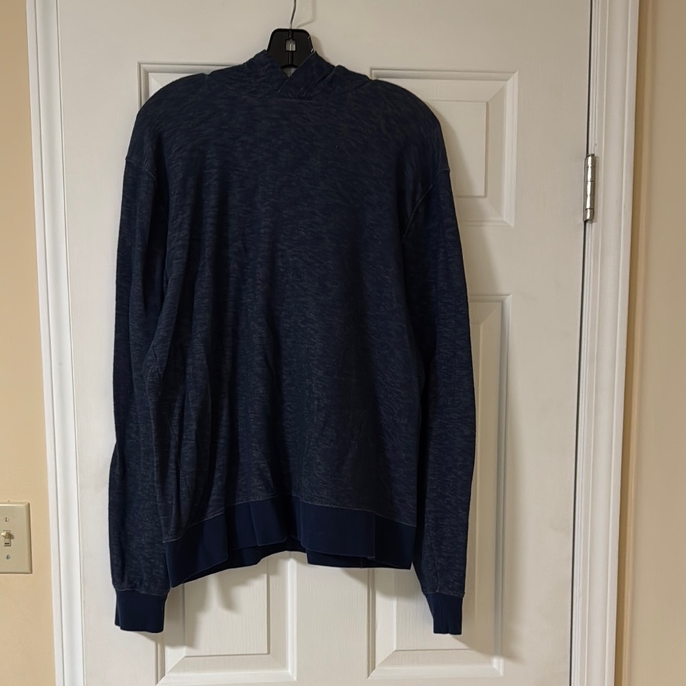 Lucky Brand Blue Crewneck Sweater with Classic Knit Design